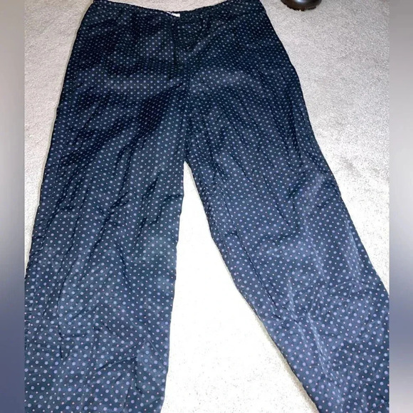 VICTORIA SECRET LOUNGE LUX FLORAL PRINT WIDE LEG PANTS SIZE SMALL - Picture 8 of 10